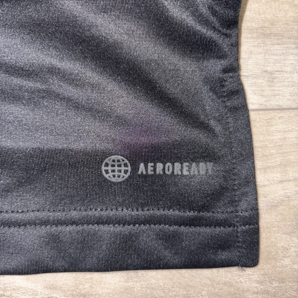 Adidas Men Stadium 1/4 Snap Aeroready Long Sleeve Sweater Mens Size XL Black - Picture 6 of 8